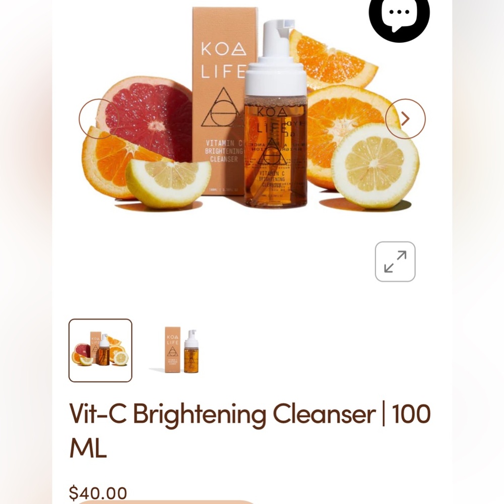 Koa Life Vitamin C Brightening Cleanser